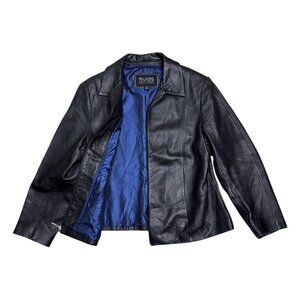 WILSONS LEATHER Pelle Studio Luxury Designer Casual Leather Jacket Womens XL